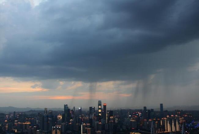 重庆降雨图