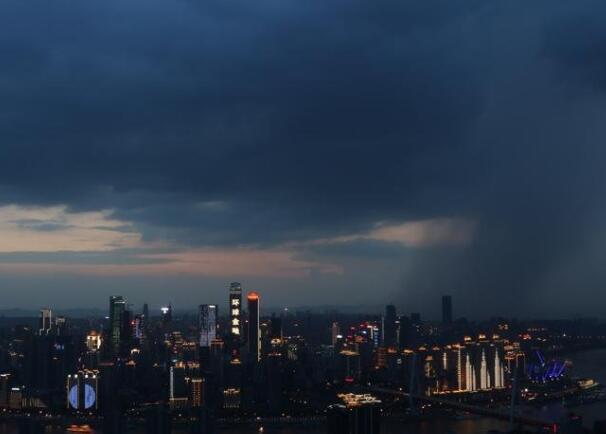 重庆降雨图